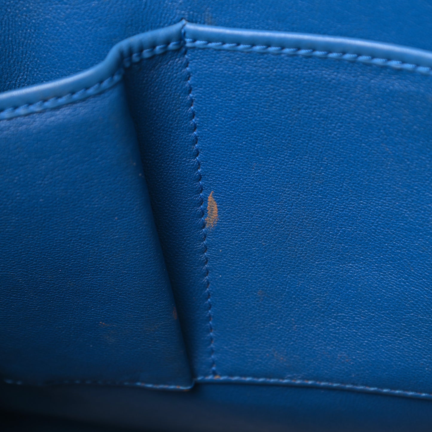 Smooth Calfskin Mini Luggage Royal Blue