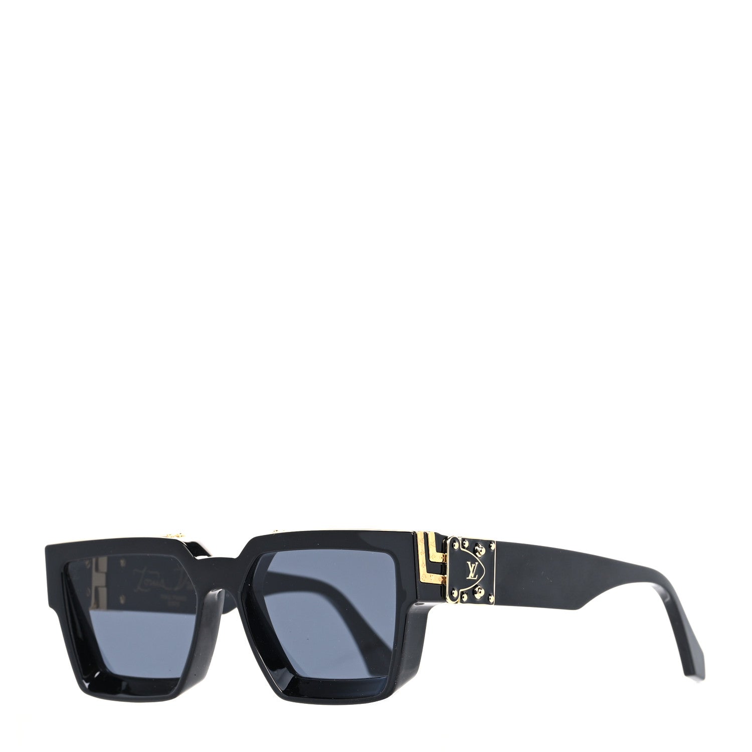 Louis Vuitton Acetate 1.1 Millionaires Sunglasses Z1165W Black 1 of 8