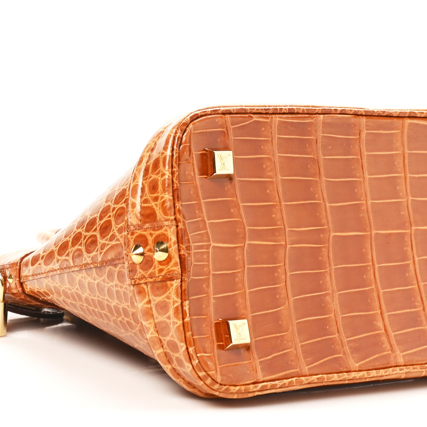 Louis Vuitton Crocodile Lockit PM Brown 8 of 9