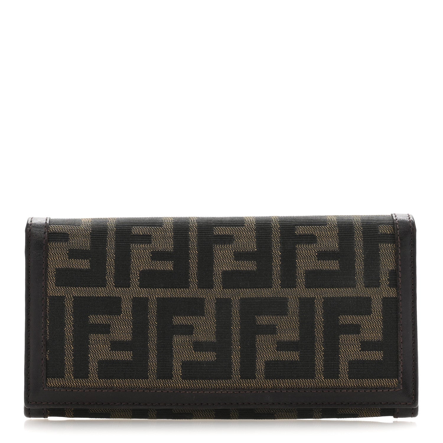 Fendi Zucca Continental Wallet Tobacco 1 of 11