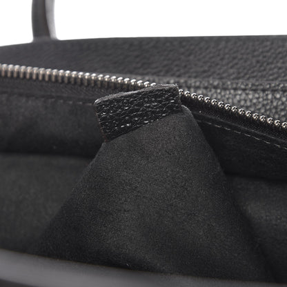 Celine Drummed Calfskin Mini Luggage Black 8 of 11