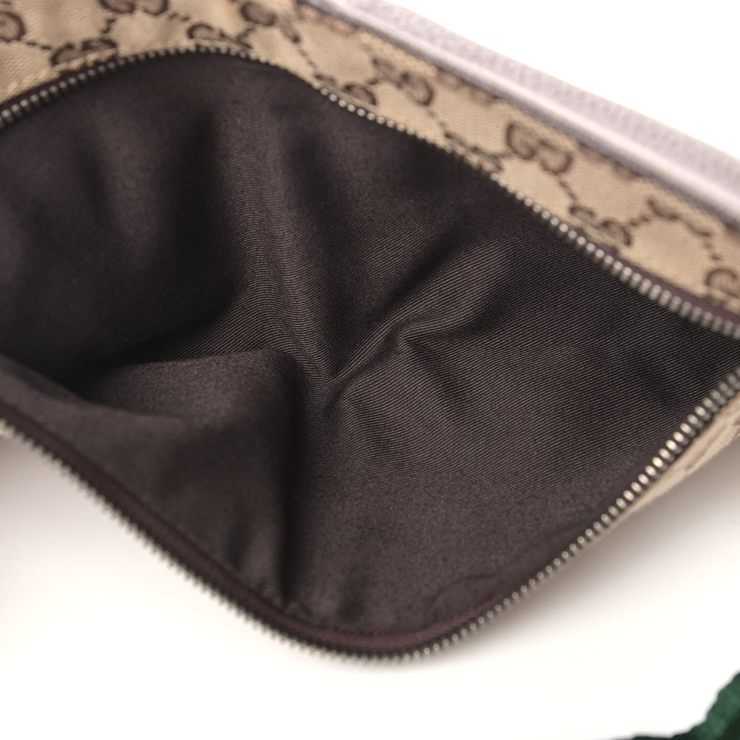 Gucci Monogram Web Belt Bag Dark Brown 5 of 11