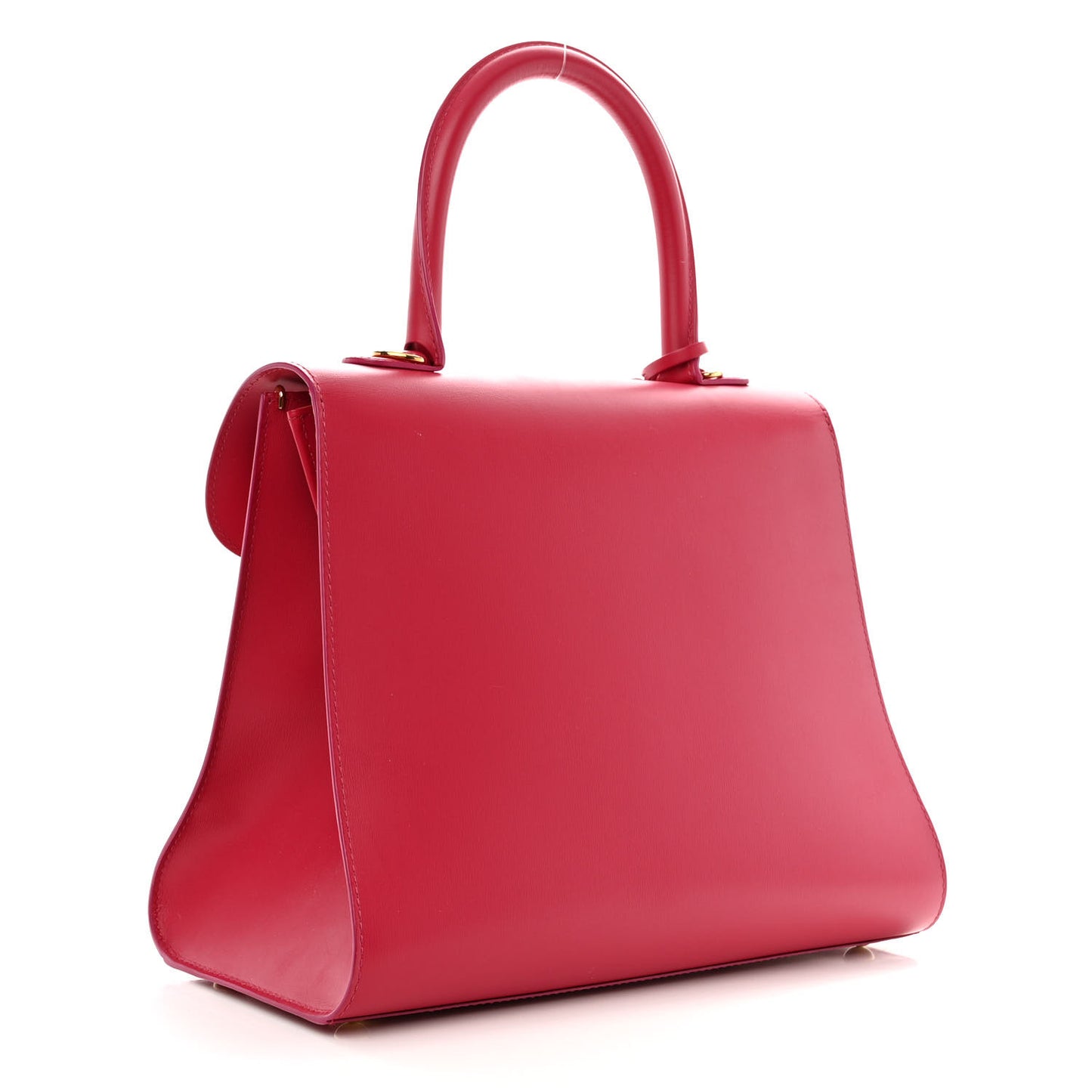 Box Calfskin MM Brillant Satchel Framboise