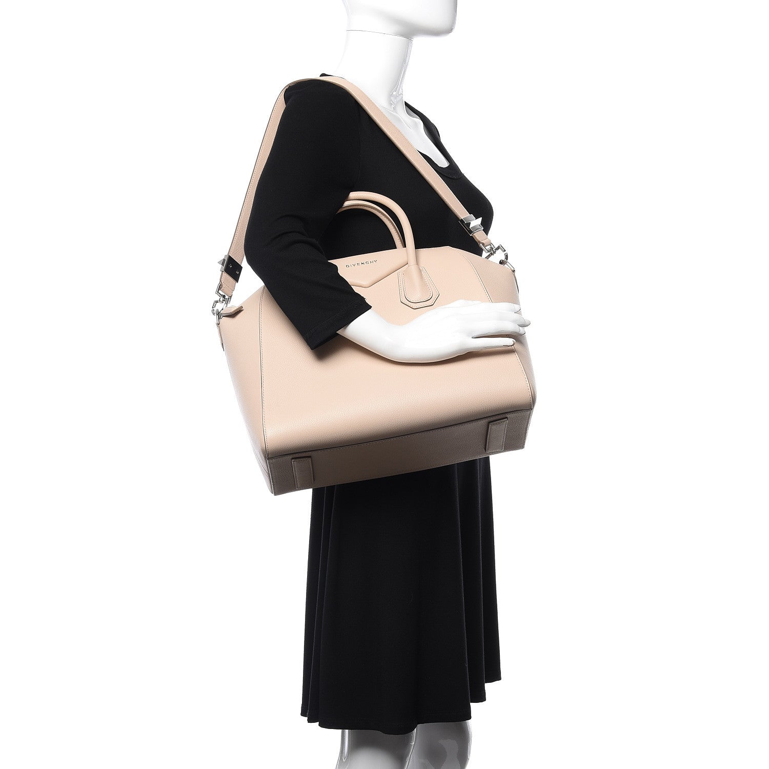 Givenchy Sugar Goatskin Small Antigona Nude Pink 2 of 10