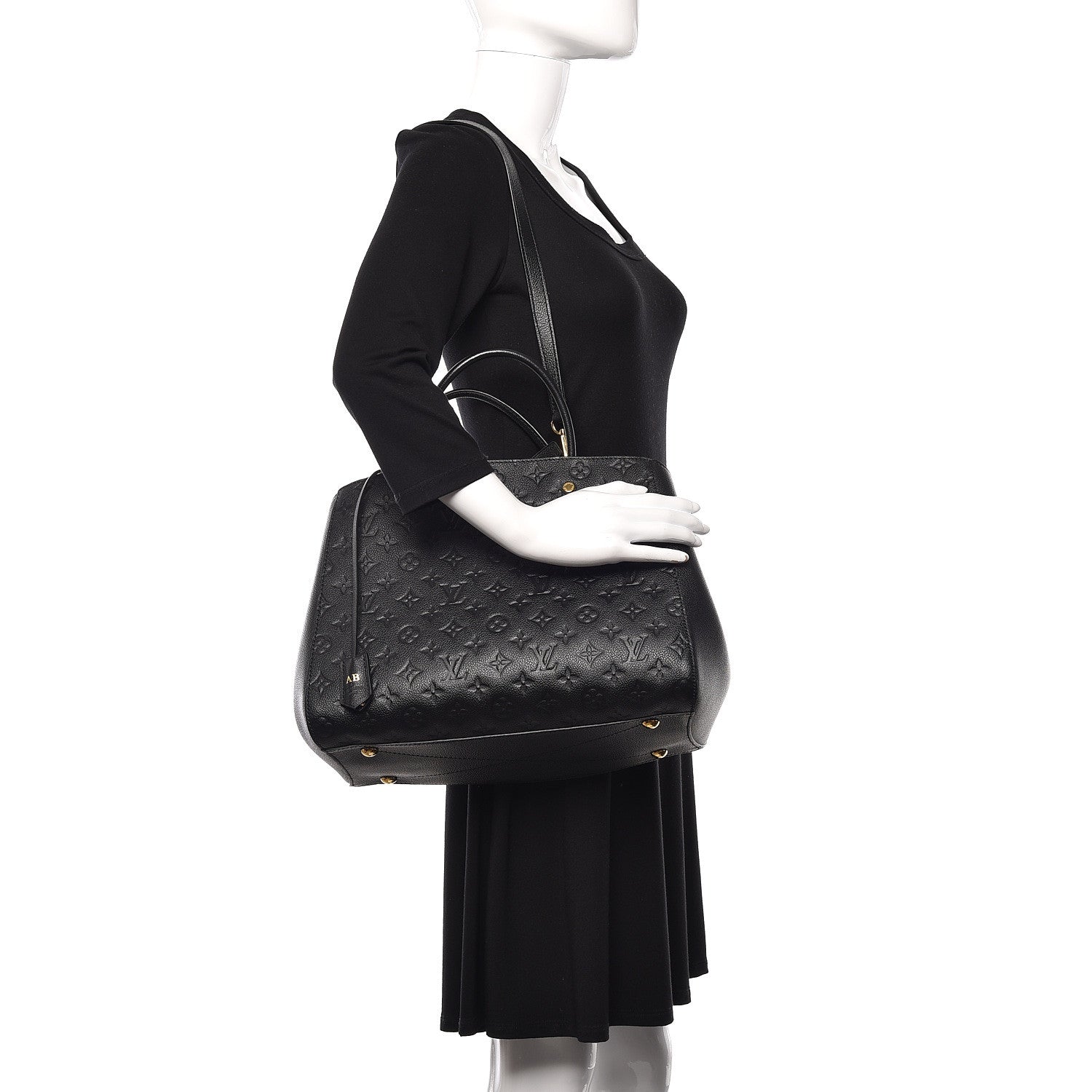 Louis Vuitton Empreinte Montaigne GM Black 2 of 12