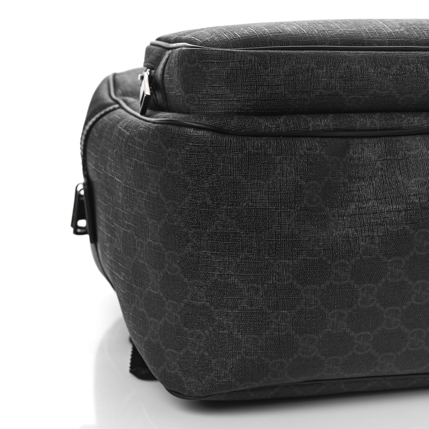 Gucci GG Supreme Monogram Medium Day Backpack Grey Black 8 of 9