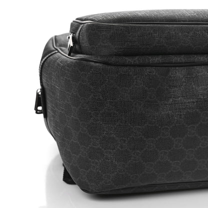 Gucci GG Supreme Monogram Medium Day Backpack Grey Black 8 of 9