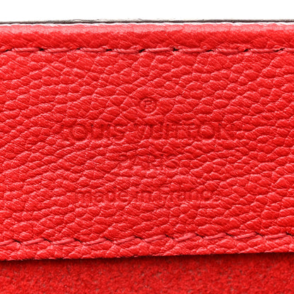 Louis Vuitton Calfskin Monogram Very One Handle Rubis Red 6 of 14
