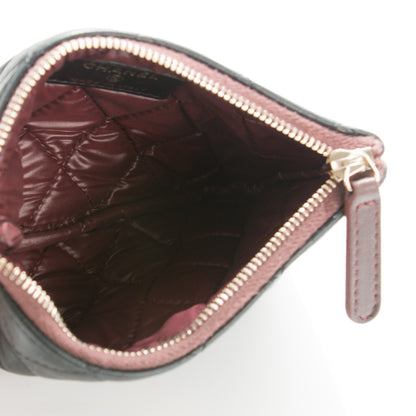 Chanel Lambskin Quilted Small Cosmetic Case Black 5 of 7