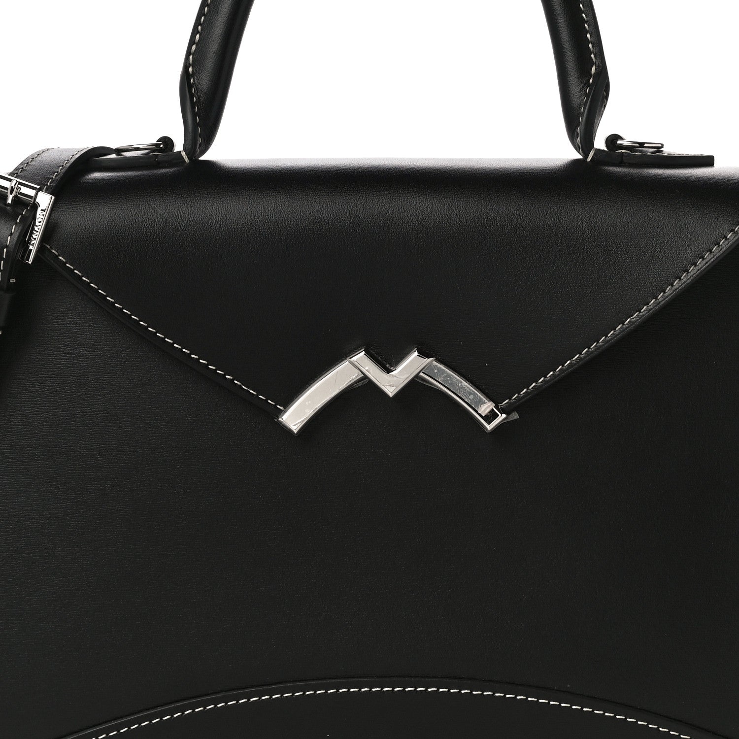 Moynat Box Calfskin Gabrielle PM Black 9 of 9
