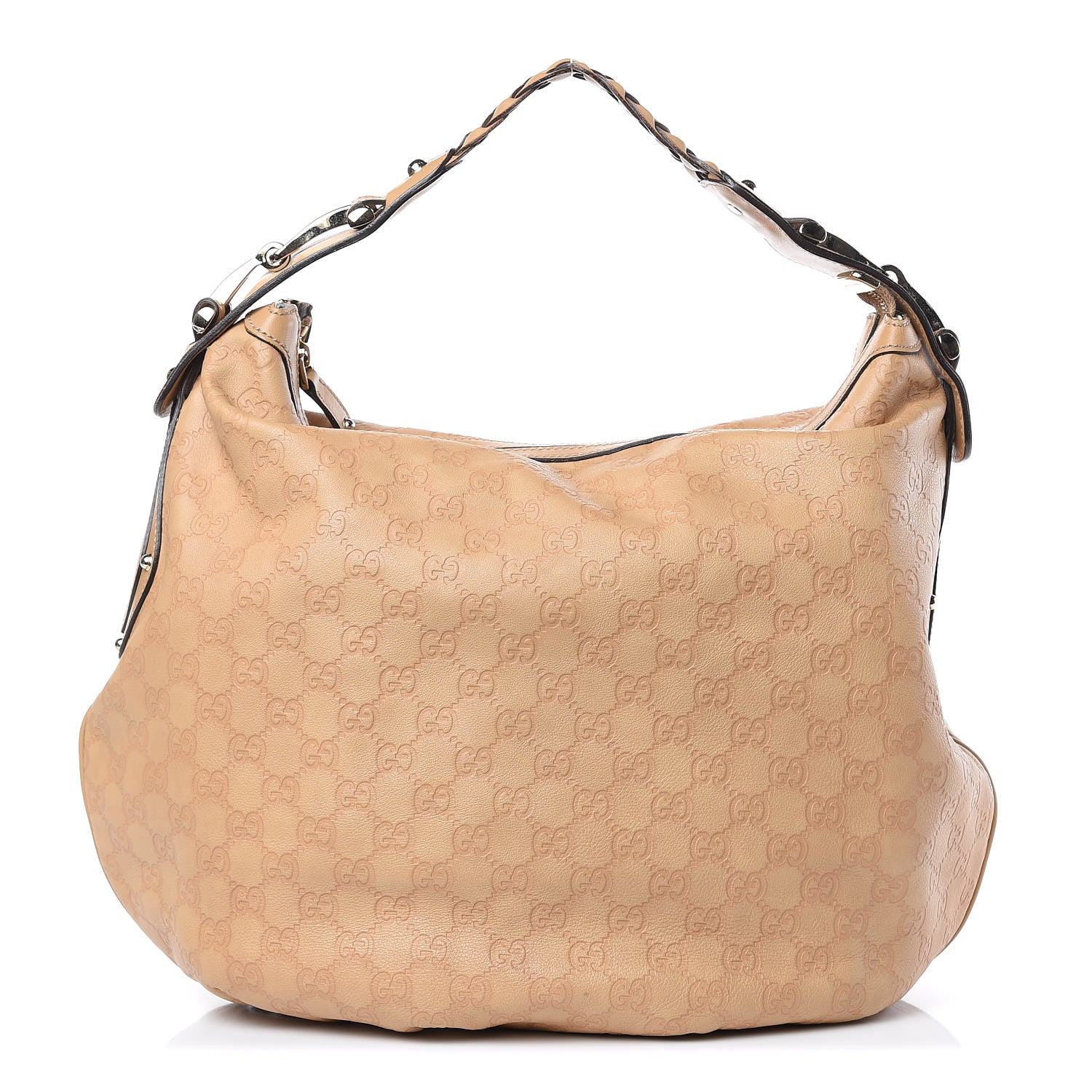 Gucci Guccissima Medium Pelham Hobo Beige 1 of 13