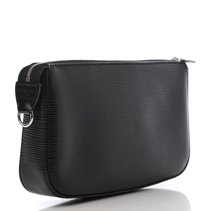 Louis Vuitton Epi Pochette Accessories NM Black 3 of 7