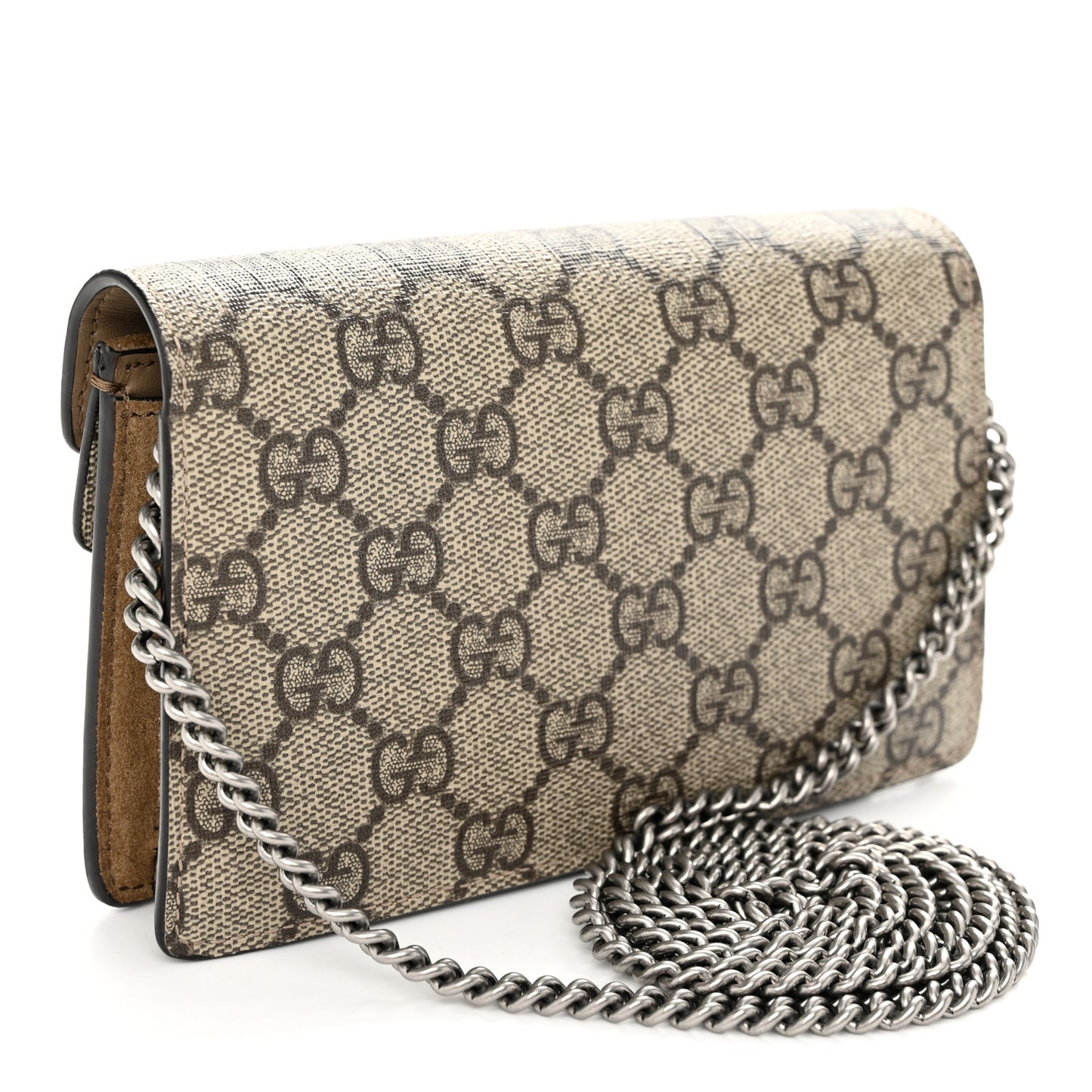 GG Supreme Monogram Super Mini Dionysus Shoulder Bag Taupe