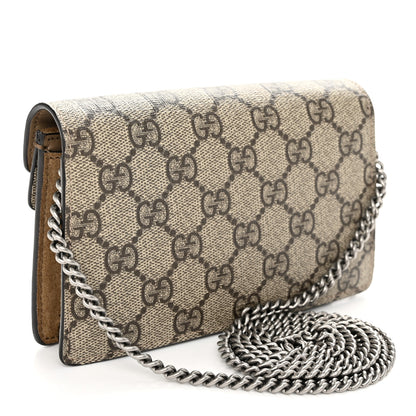 Gucci GG Supreme Monogram Super Mini Dionysus Shoulder Bag Taupe 3 of 10
