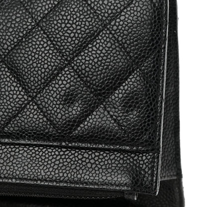 Chanel Caviar Quilted Wallet on Chain WOC Black 14 of 15