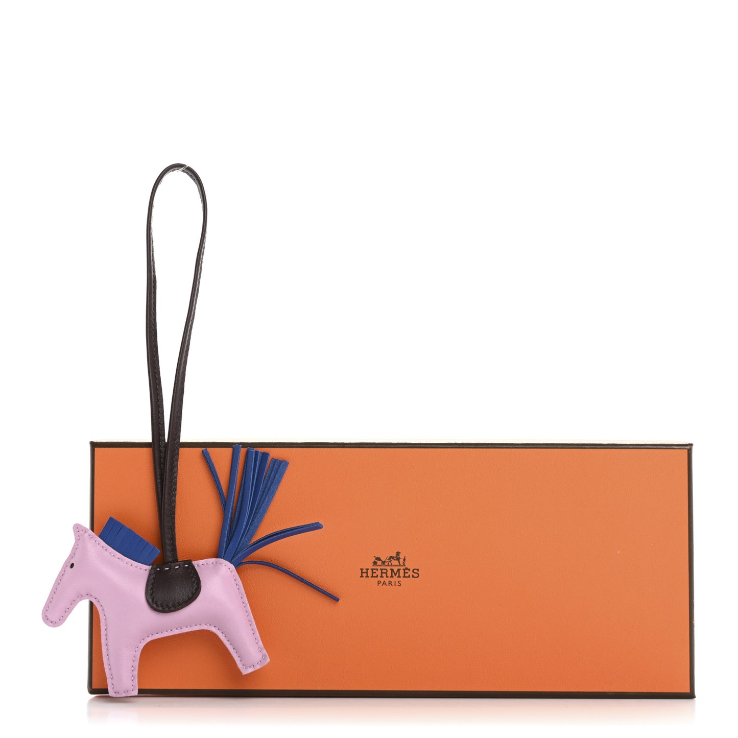 Milo Lambskin Grigri Rodeo Horse Bag Charm PM Mauve Sylvestre Bleu France Rouge Sellier