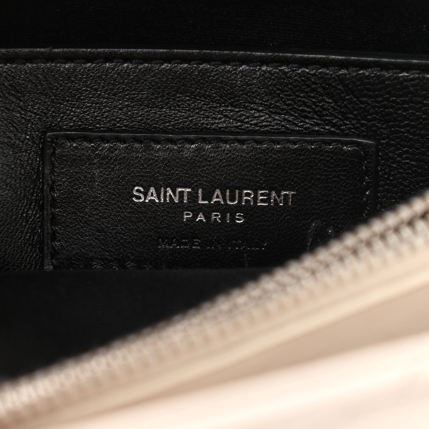 Saint Laurent Calfskin Y Quilted Monogram Small Loulou Chain Satchel Crema Soft 6 of 11