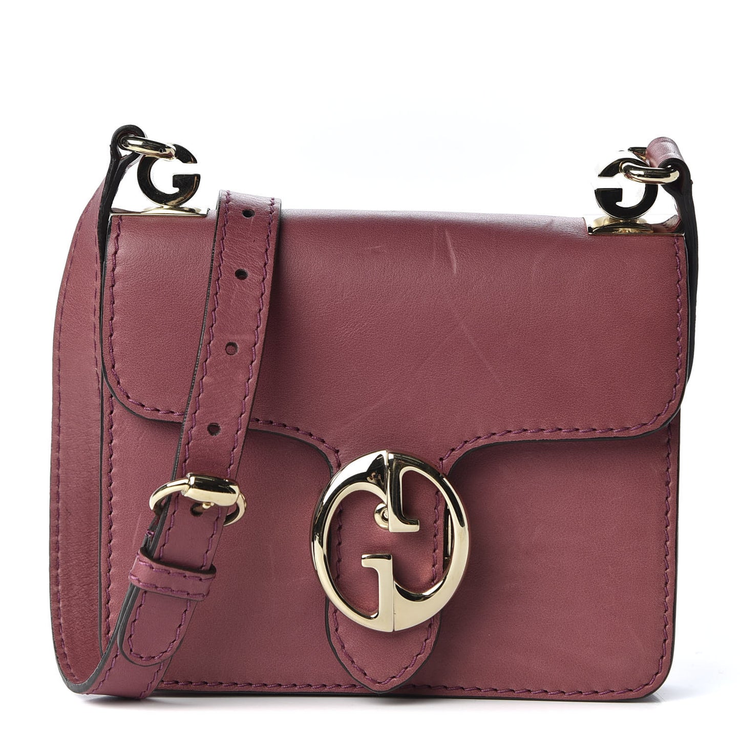 Calfskin Small 1973 Shoulder Flap Bag Peonia Flower