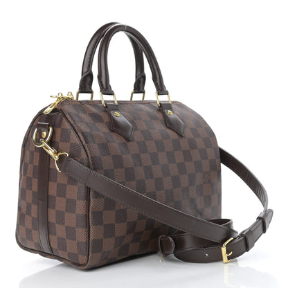 Louis Vuitton Damier Ebene Speedy Bandouliere 25 3 of 12
