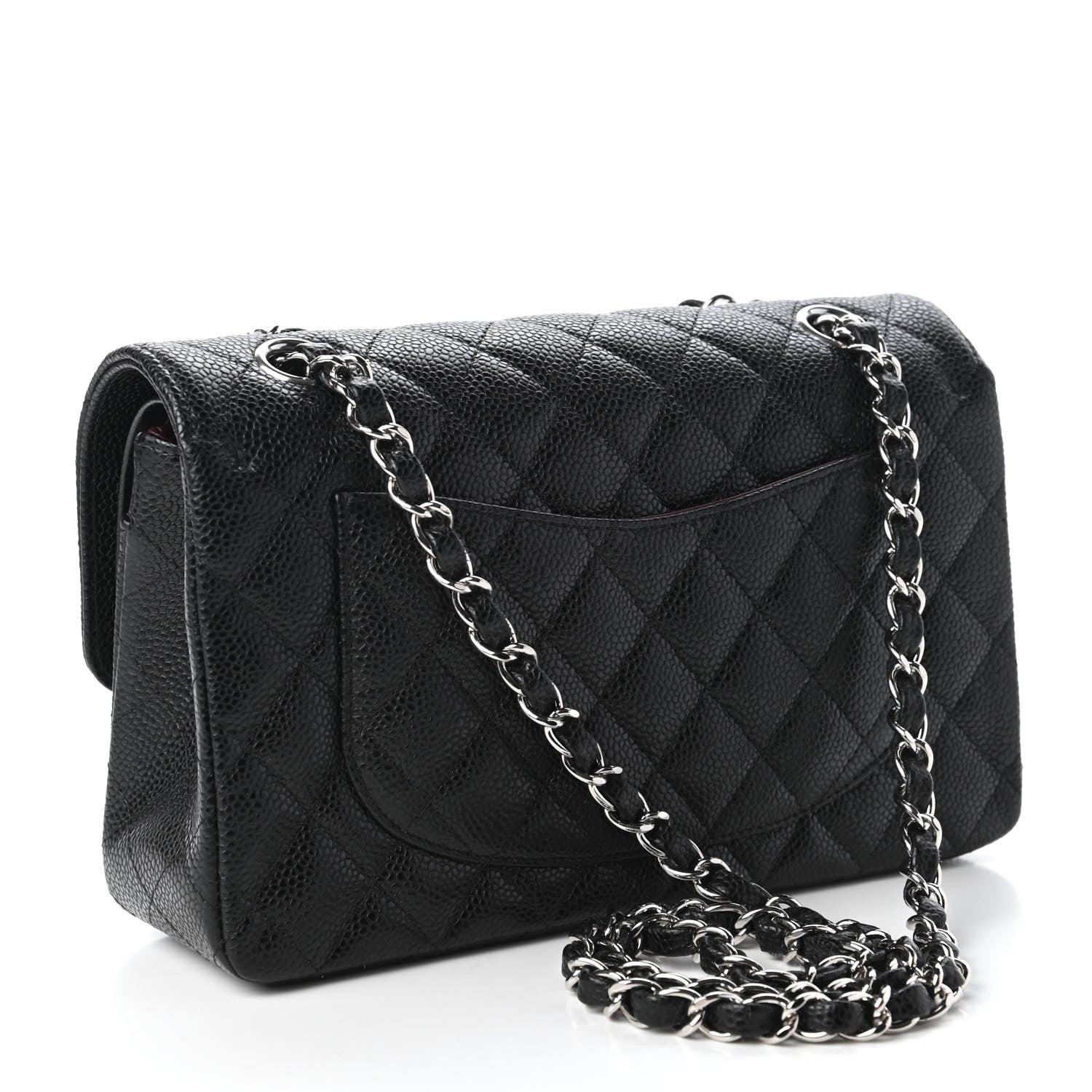 Chanel Caviar Quilted Small Double Flap Black 3 of 11