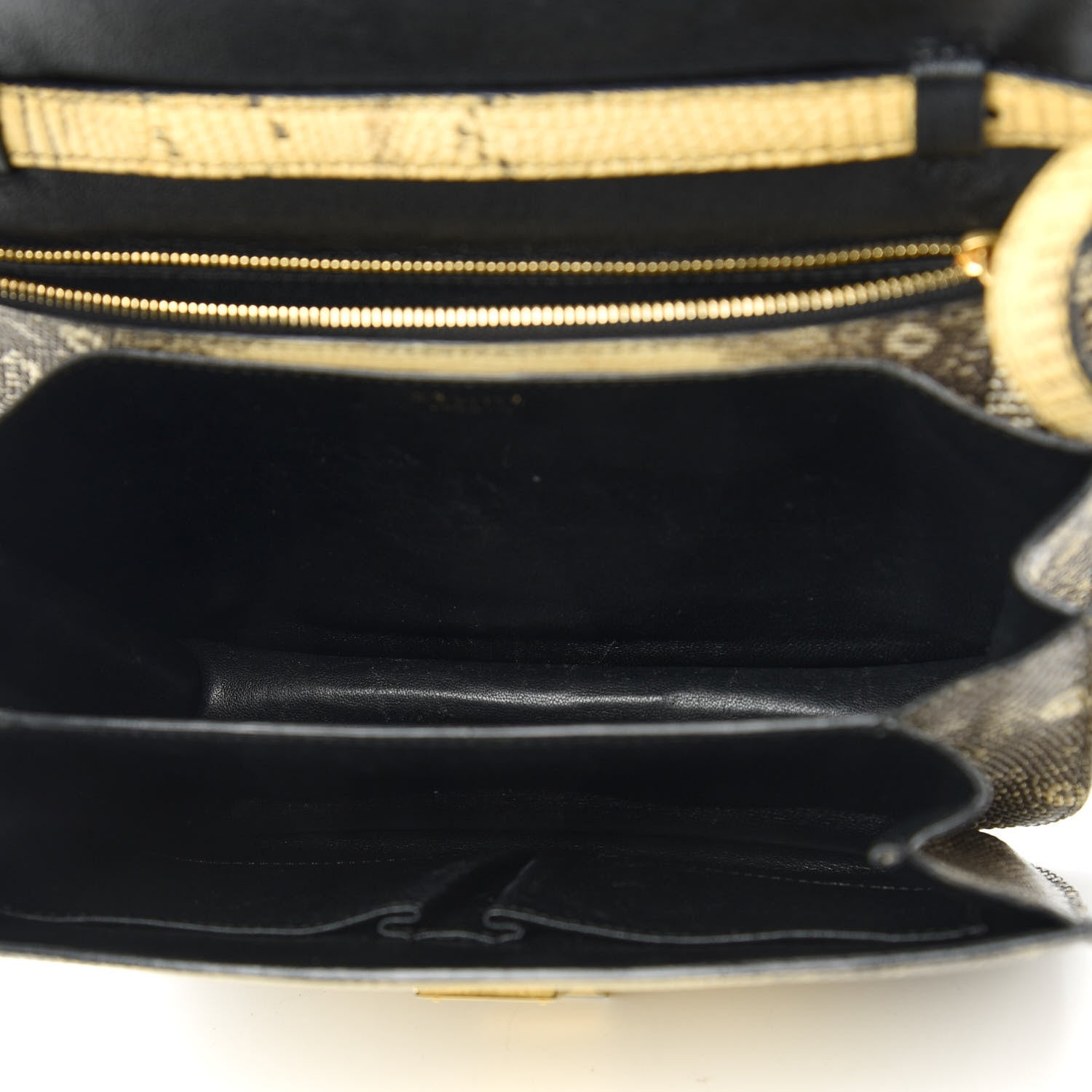 Celine Lizard Medium Classic Box Flap Bag Natural 5 of 11