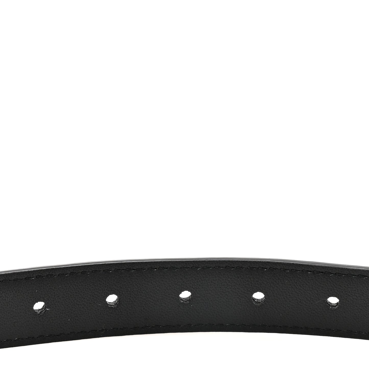 Patent Calfskin Snakeskin Embossed 20mm Cintura Belt 95 38 Black
