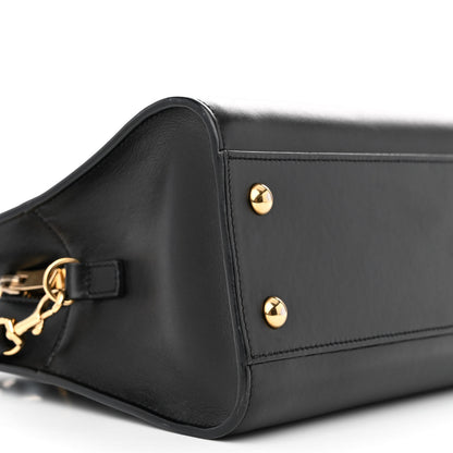 Saint Laurent Calfskin Monogram Baby Cabas Black 9 of 13