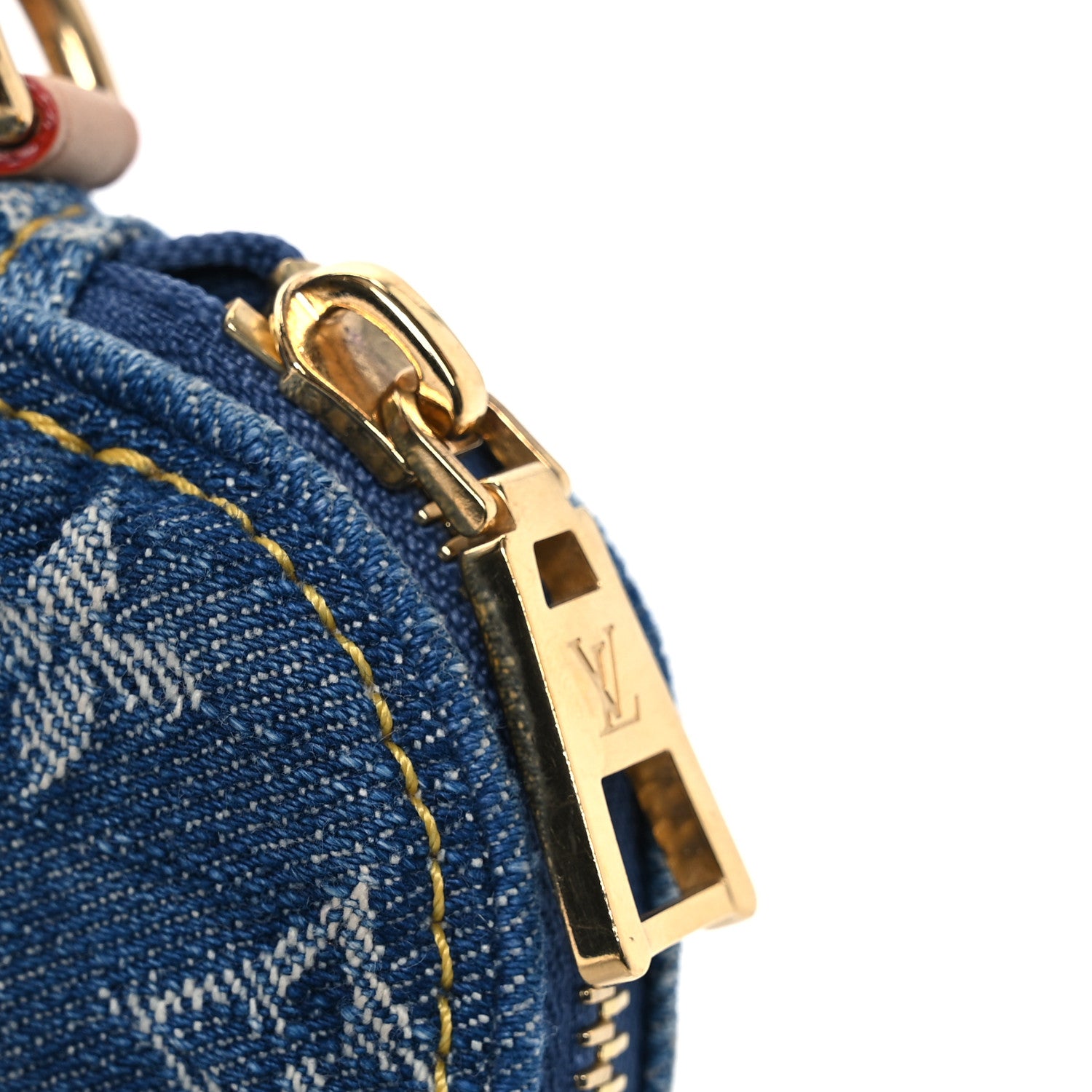 Louis Vuitton Denim Fairfax Pochette Blue 12 of 15