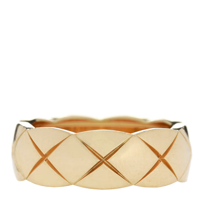 Chanel 18K Yellow Gold Small Coco Crush Ring 52 6 1 of 7