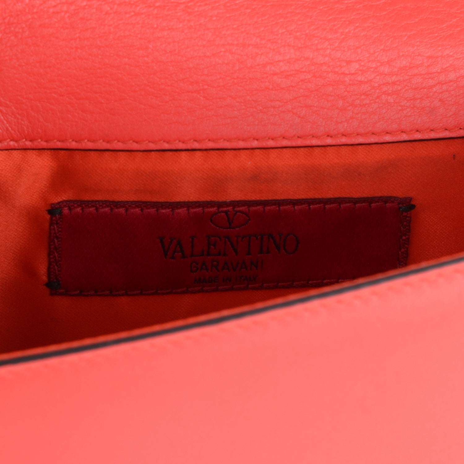 Valentino Garavani Vitello Rockstud Chain Flap Crossbody Bag Deep Rose 6 of 11