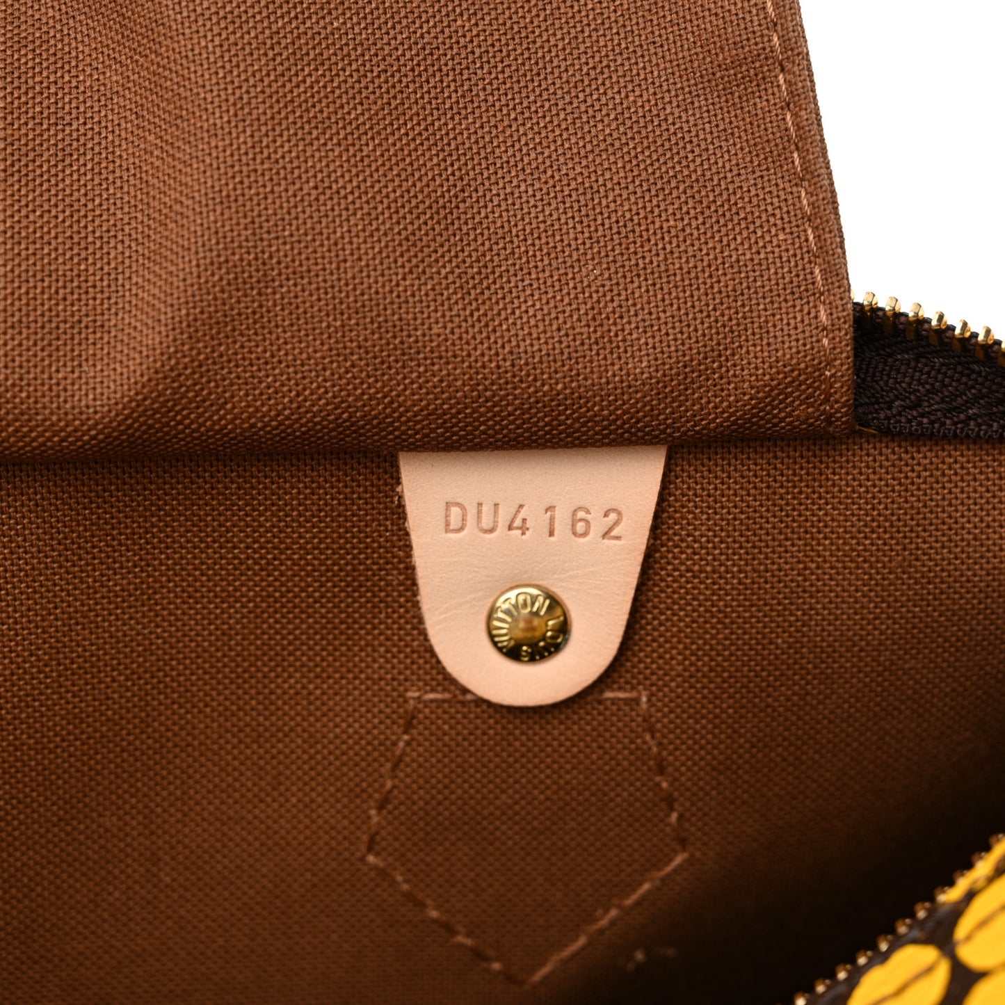 Monogram Kusama Town Speedy 30 Yellow