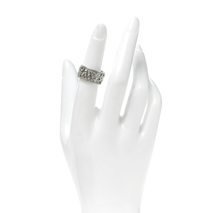 Tiffany Platinum Diamond Cobblestone Band Ring 52 6 2 of 4