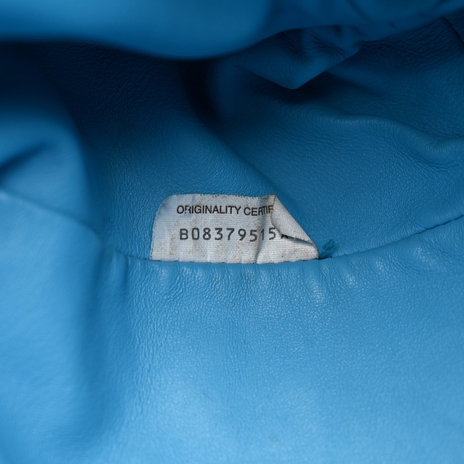 Bottega Veneta Smooth Butter Calf The Pouch Oversized Clutch Sky Blue 7 of 15