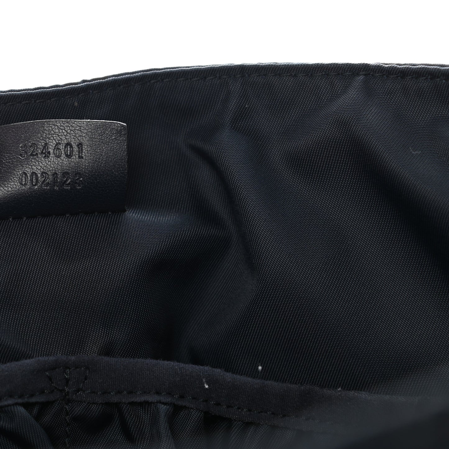 Nylon Monogram Messenger Diaper Bag Navy