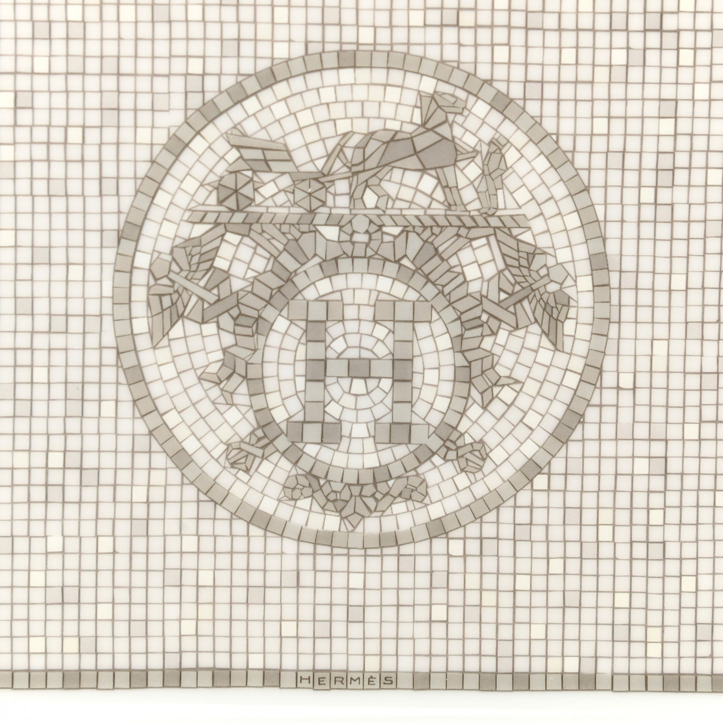 Porcelain Mosaique Au 24 Sushi Plate Platine