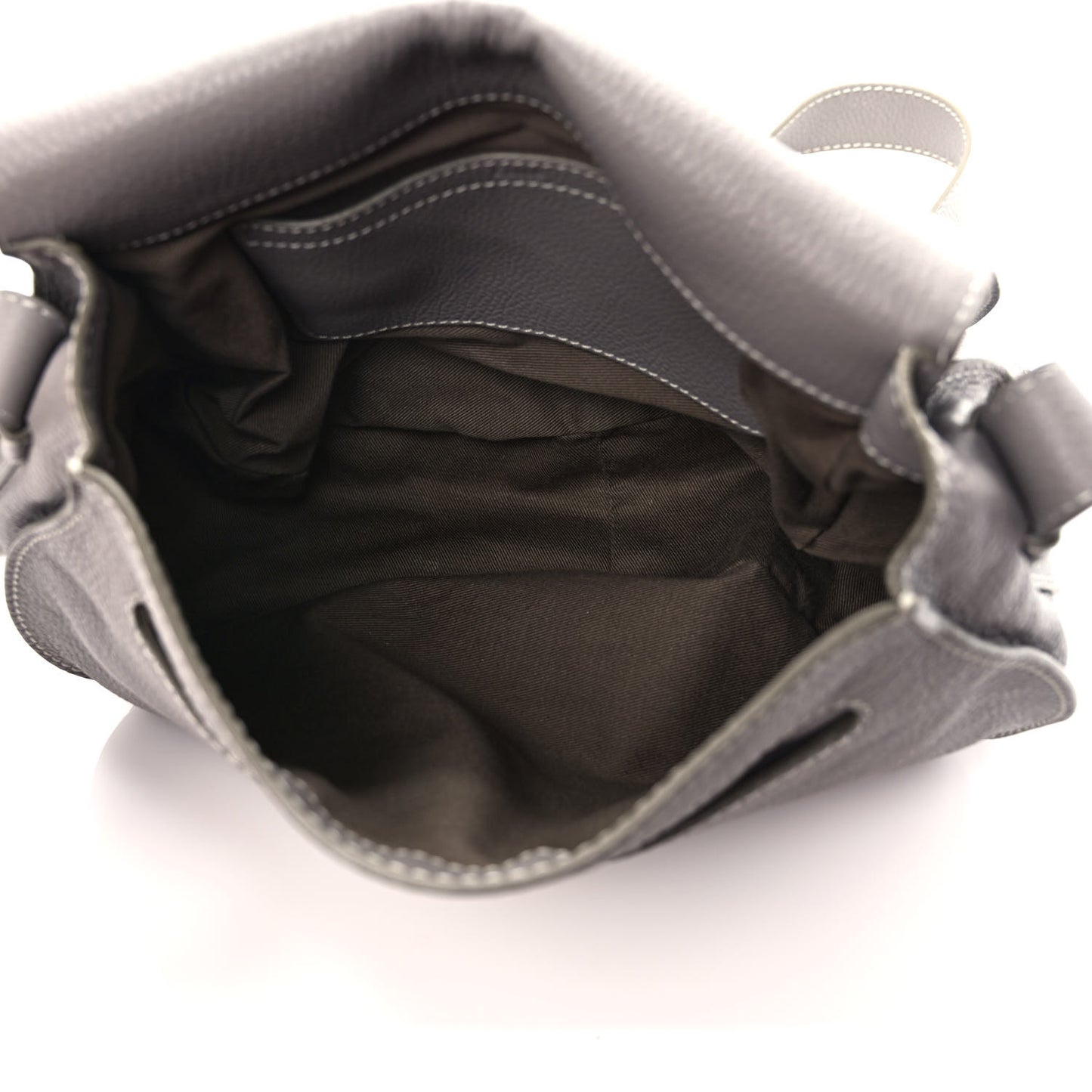 Calfskin Mini Marcie Round Crossbody Bag Cashmere Grey