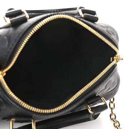 Louis Vuitton Empreinte Monogram Giant Speedy Bandouliere 20 Black 5 of 8