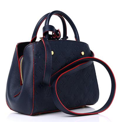 Louis Vuitton Empreinte Montaigne BB Marine Rouge 3 of 10