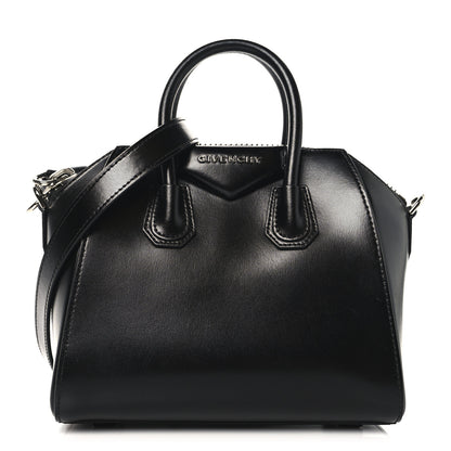 Givenchy Shiny Lord Calfskin Mini Antigona Black 1 of 10
