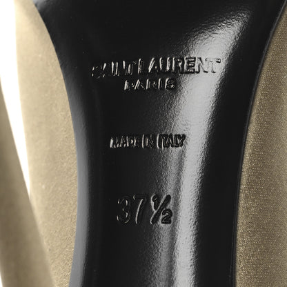 Saint Laurent Crepe Satin Instinct 110 Pumps  37.5 Beige 8 of 11