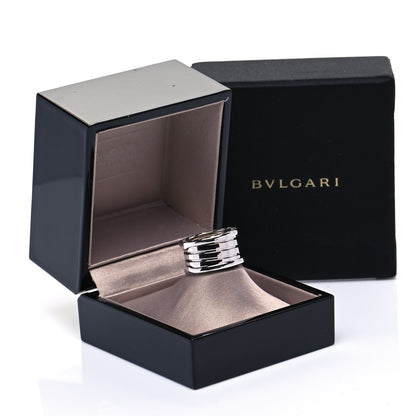 Bulgari 18K White Gold B.Zero1 Four-Band Ring 48 4.5 6 of 6