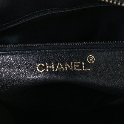 Chanel Patent Chevron Quilted Tassel Camera Case Black 6 of 11