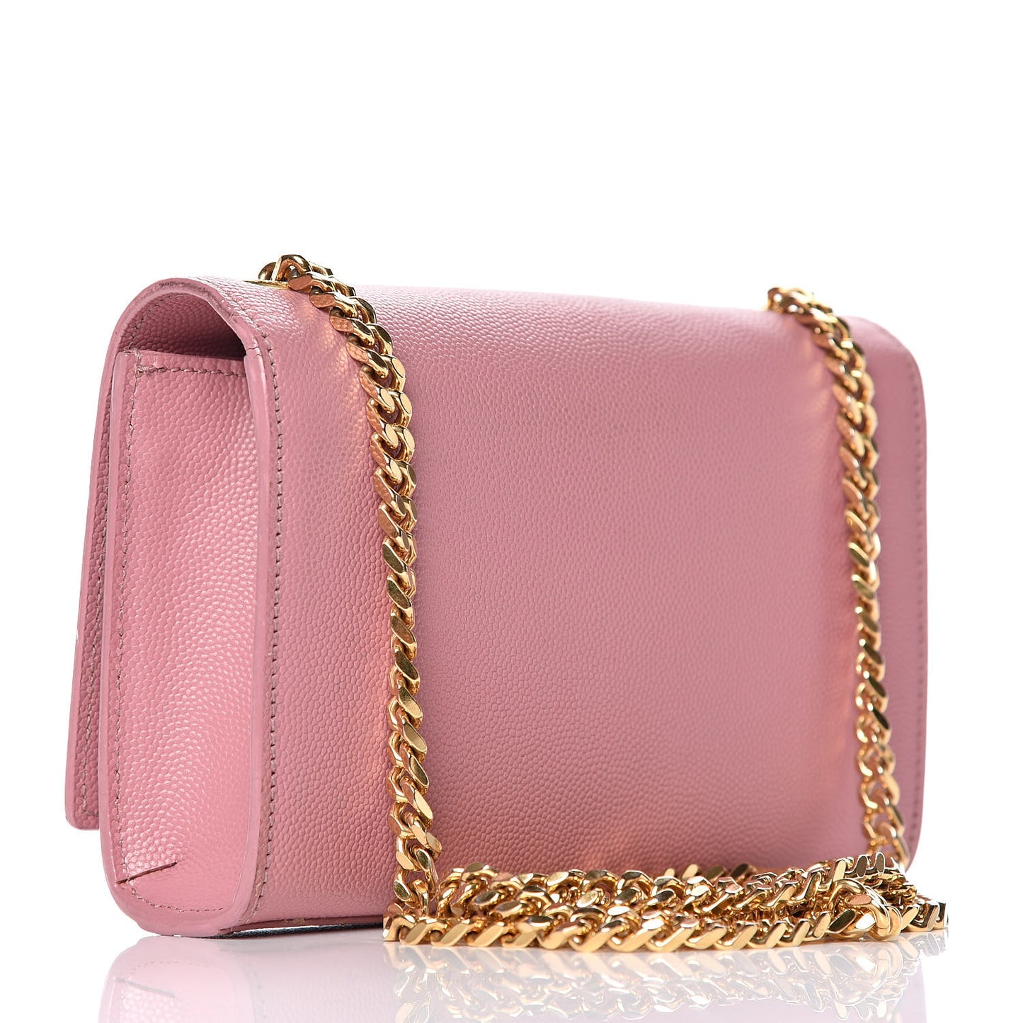 Grain De Poudre Small Classic Monogram Kate Satchel Old Rose