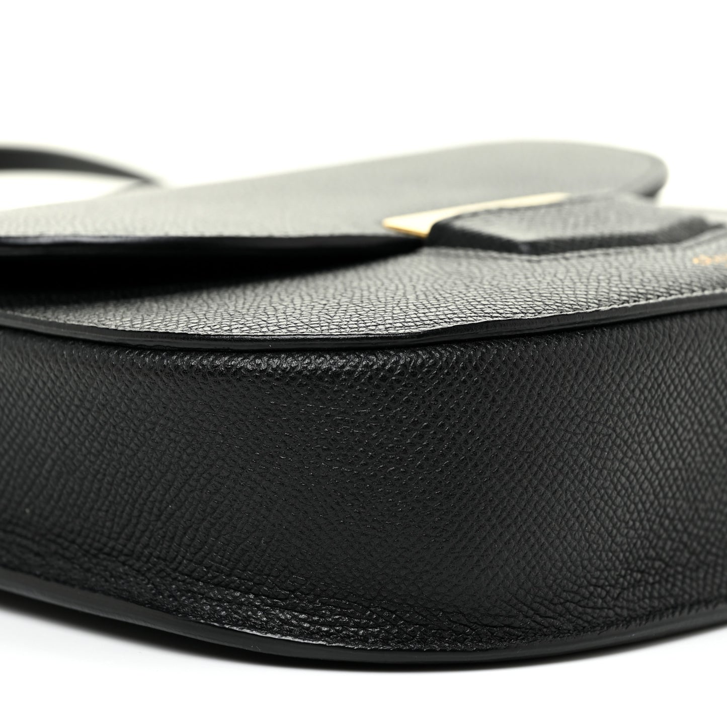 Grained Calfskin Small Trotteur Black