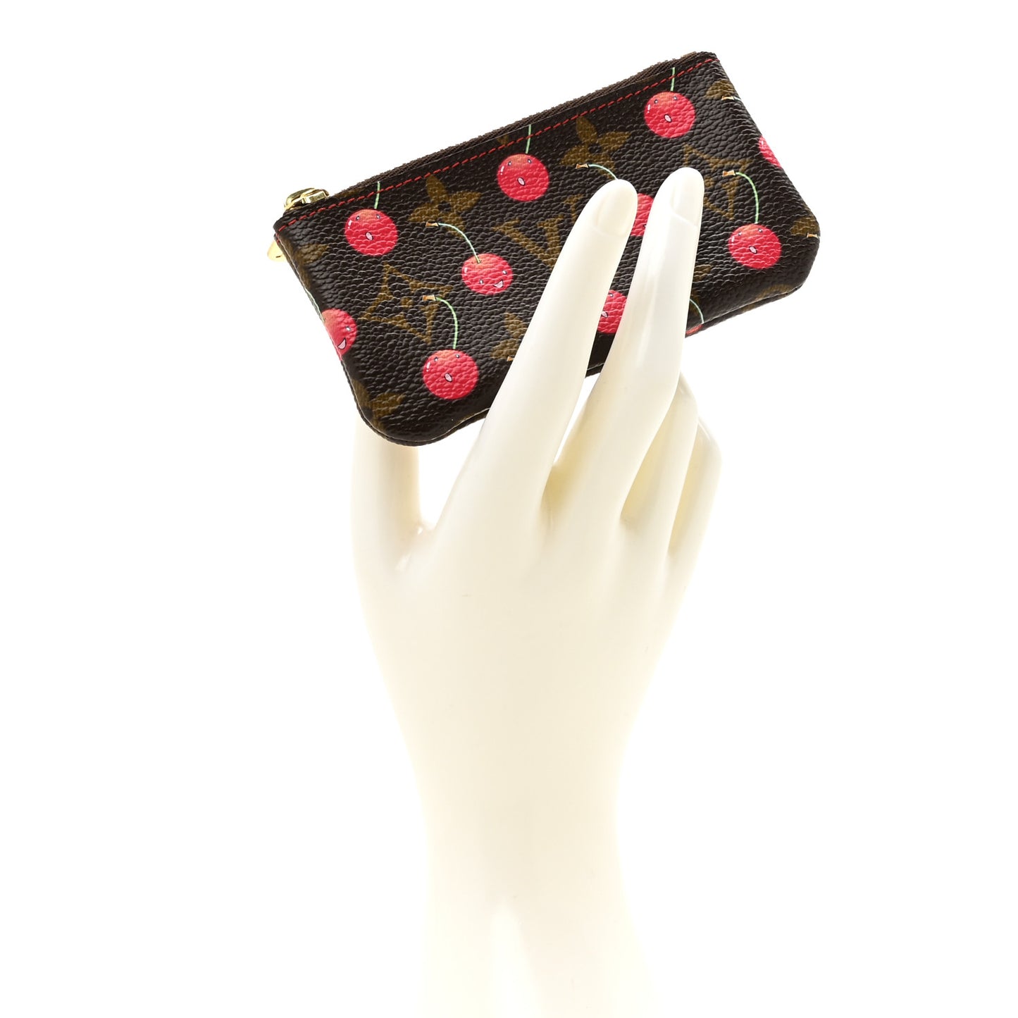 Monogram Cerises Key Pouch