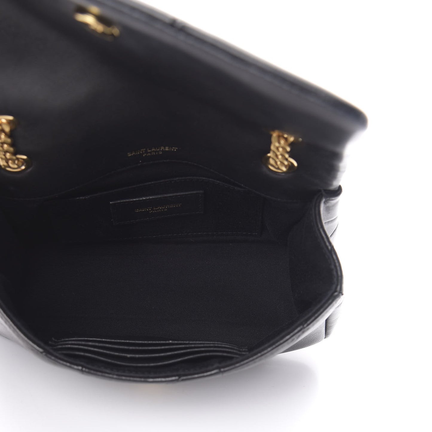 Lambskin Patchwork Monogram Small Jamie Black