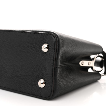 Louis Vuitton Taurillon Capucines PM Black 9 of 10