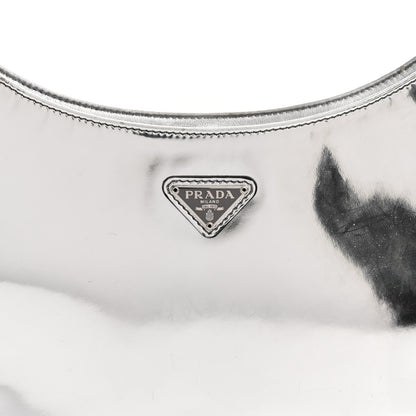Prada Spazzolato Cleo Shoulder Bag Argento 6 of 10