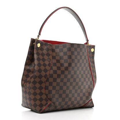 Louis Vuitton Damier Ebene Caissa Hobo Cherry 3 of 22