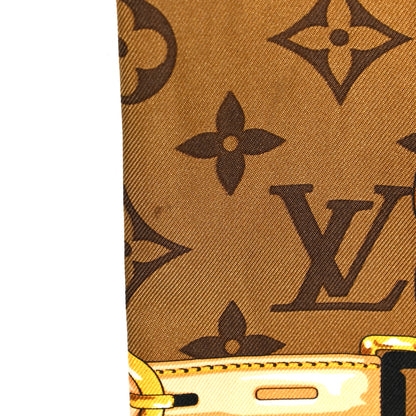 Louis Vuitton Silk Monogram Confidential Bandeau Brown 7 of 8